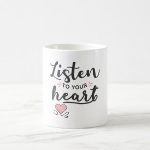 Hören Sie auf Ihr Herz-Stethoscope Kaffeetasse