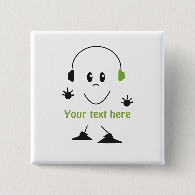 Hören Sie die Musik-Taste Button (Vorderseite)