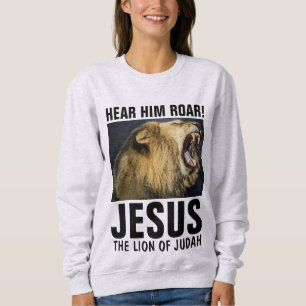 HÖREN SIE IHN ROAR! JESUS, LION OF JUDAH T - Shirt