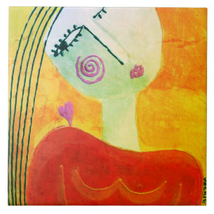 Hören Sie Ihre Abstrakte Kunst im Herzen Fliese