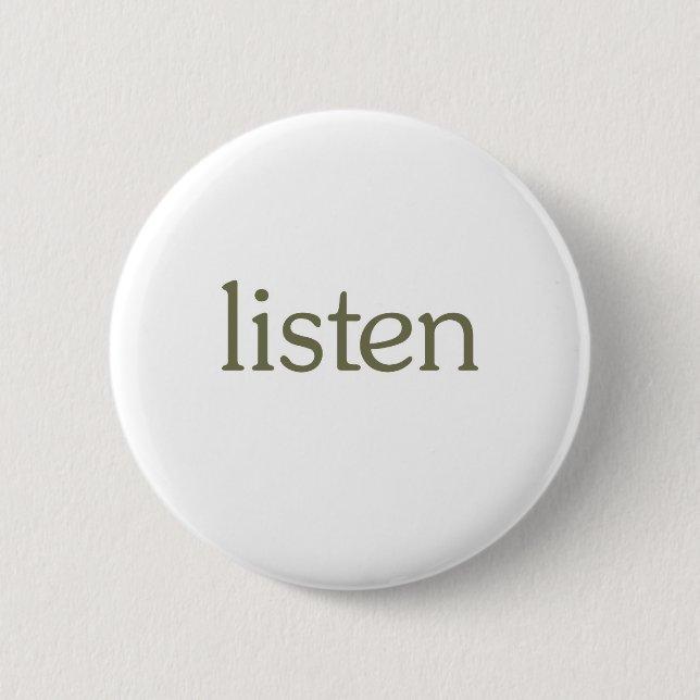 Hören Sie (lernen Sie) Button (Vorderseite)
