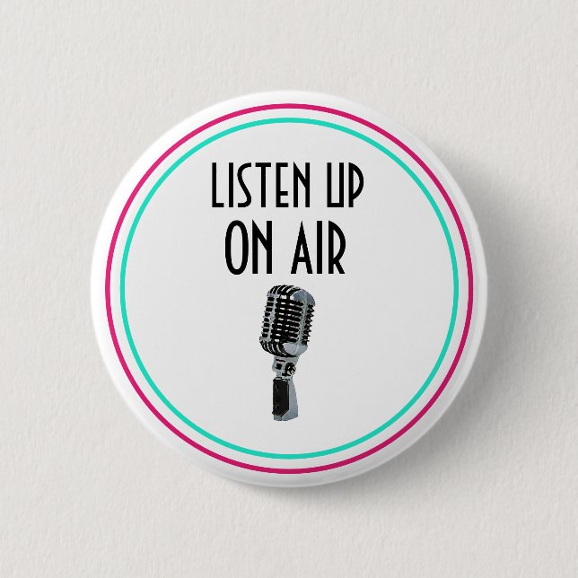 Hören Sie Live im Radio Button (Vorderseite)