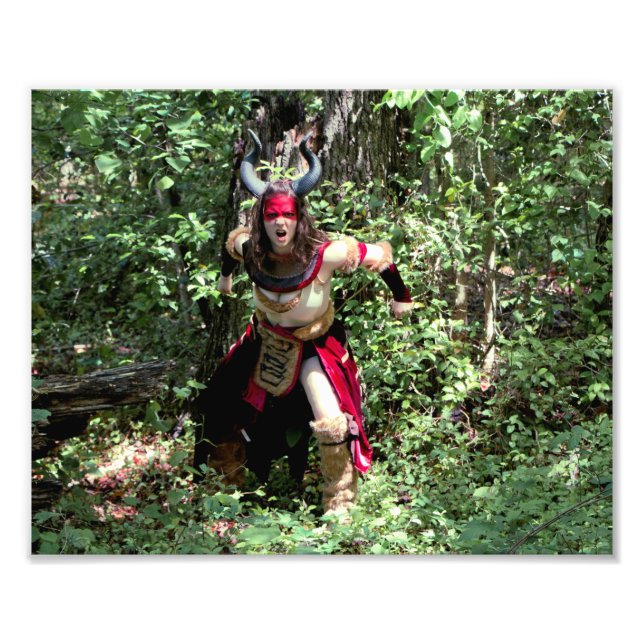 Hören Sie mich ROAR Fotodruck (Vorne)