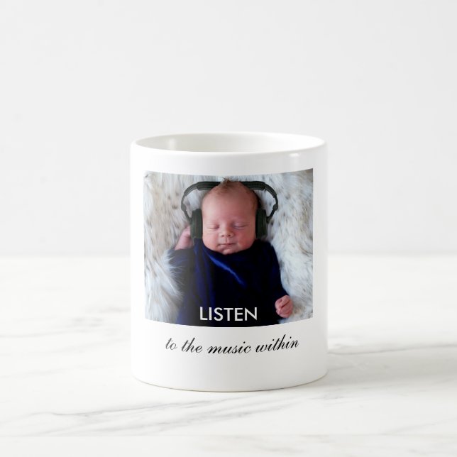 HÖREN Sie… Musik innen Tasse (Mittel)