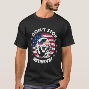 Hören Sie nicht auf, Goldene Reise vom 4. Juli zu T-Shirt