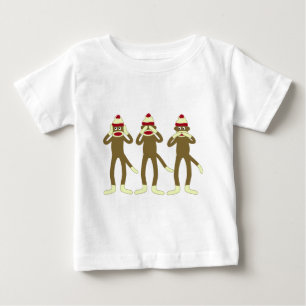 Hören Sie, sehen Sie, sprechen Sie keine Baby T-shirt