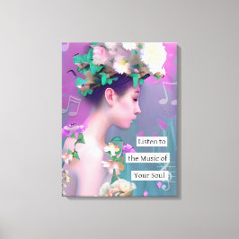 Hören Sie sich die Musik Ihres Souls an | Inspekti Leinwanddruck