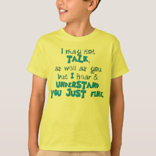 Hören Sie u. verstehen Sie T-Shirt