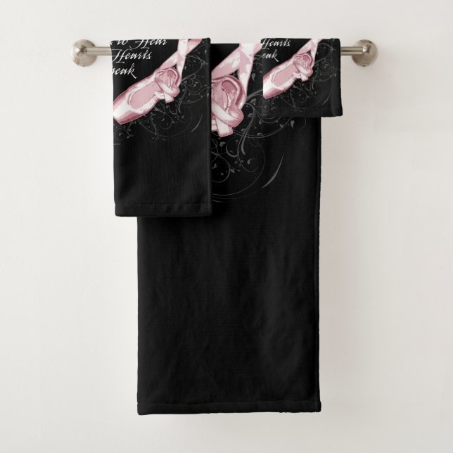 Hören Sie unsere Ballettherzen Badhandtuch Set (Insitu)