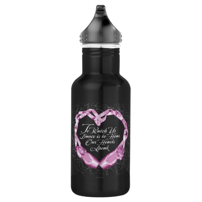 Hören Sie unsere Ballettherzen Trinkflasche (Rechts)