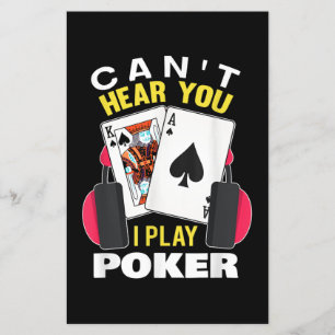 Hören Sie, wie ich Poker Texas Holdem Player spiel Flyer