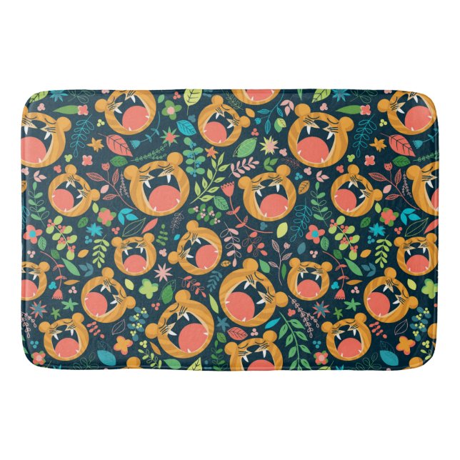 Hören Sie, wie ich Tiger-Jungle-Tiere roar höre Badematte (Vorderseite)