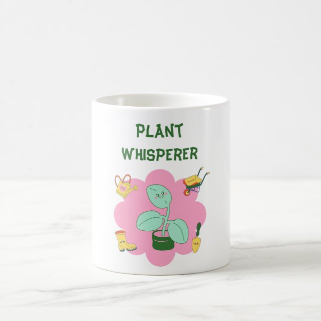 Hören Sie, wie sie wachsen: Der perfekte Gärtner Kaffeetasse (Mittel)