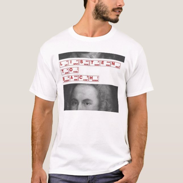 hören Sie zum bach T-Shirt (Vorderseite)