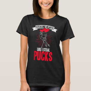 Hören stehlen, wie ich stehlen Pucks Blume Liebe H T-Shirt