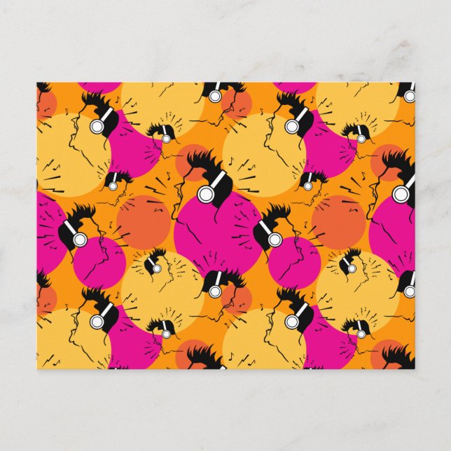 Hören und singen postkarte (Vorderseite)