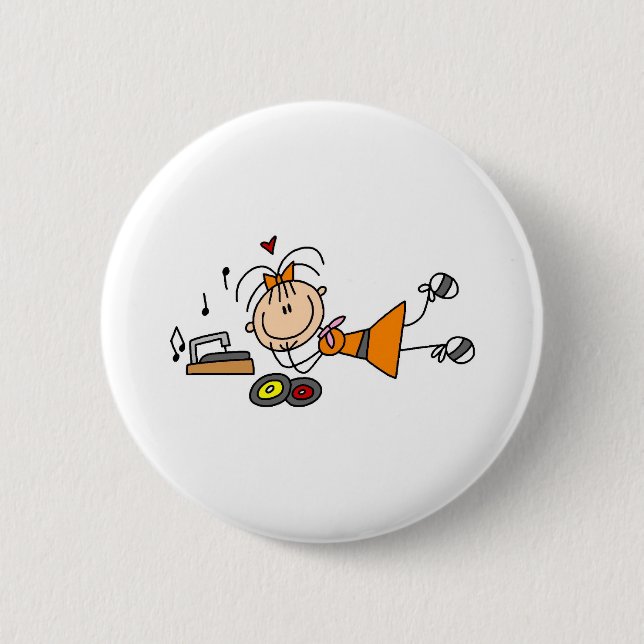 Hören zum Rekordspieler-Knopf Button (Vorderseite)