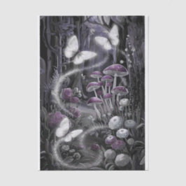 Hörender Flügel, Schmetterlinge des Amethyst-Walde Seidenpapier