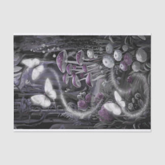 Hörender Flügel, Schmetterlinge des Amethyst-Walde Seidenpapier