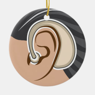 Hörgerät Keramikornament