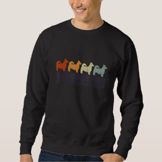 Horgi Vintag Retro Mama Vater Sweatshirt