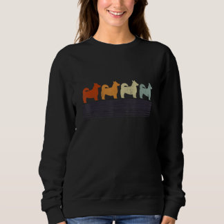 Horgi Vintag Retro Mama Vater Sweatshirt