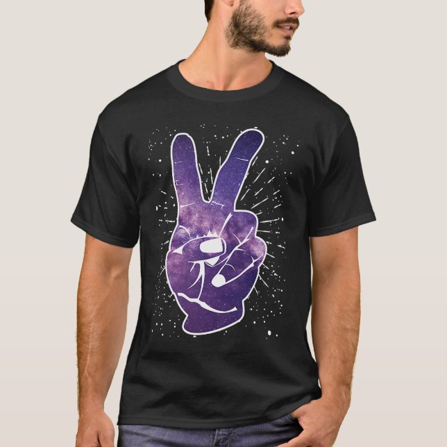 Hörhilfe Tod Pride ASL Handzeichen Sprache Deaf T-Shirt (Vorderseite)