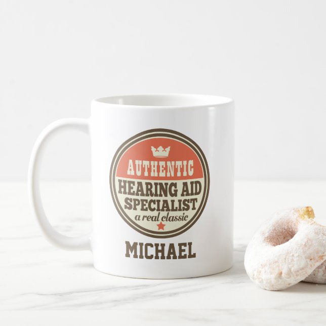 Hörhilfsspezialist Kaffeetasse (Mit Donut)