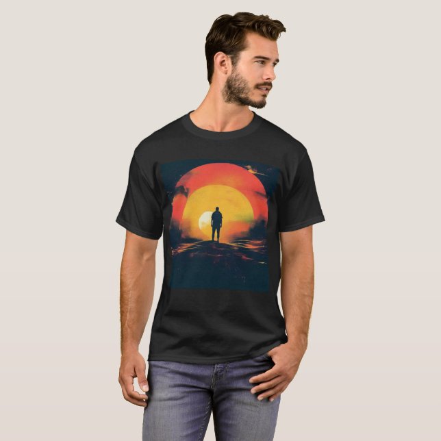 Horizon Glow T - Shirt mit einem kleinen Angebot (Vorne ganz)