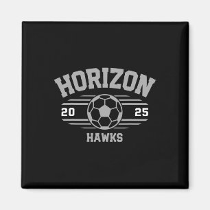 Horizon Hawks Fußballrechnung 2025 Magnet