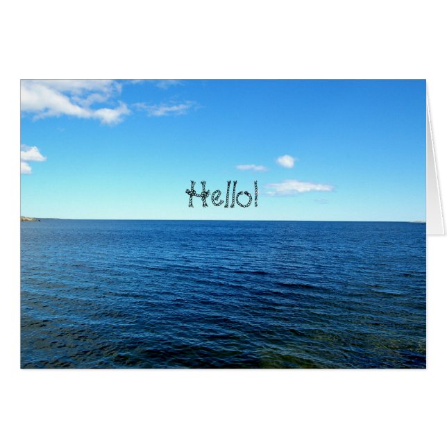 Horizon-Karte (Vorderseite (Horizontal))