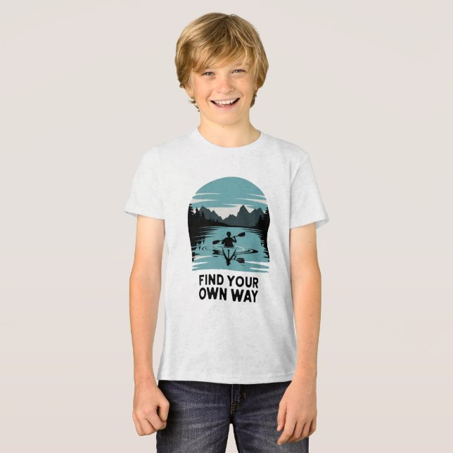 Horizon Paddler 02 Tri-Blend Shirt (Vorderseite voll)