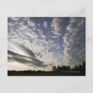 Horizon Sky View mit Wolken Postkarte