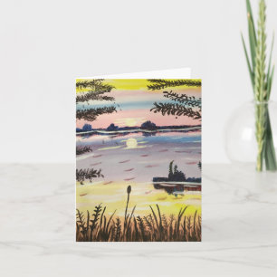 Horizon Sun, klein, 4" x 5,6" Karte