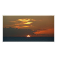 Horizon Sunset farbenfrohe Seascape-Fotografie