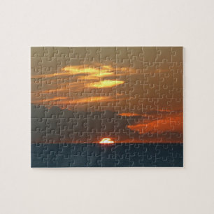 Horizon Sunset farbenfrohe Seascape-Fotografie Puzzle