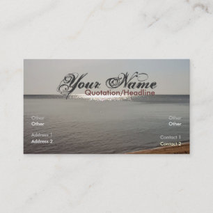 Horizon Waves Business Card Visitenkarte