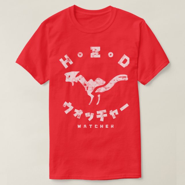 Horizon Zero Dawn Watcher-Kanji T-Shirt (Design vorne)