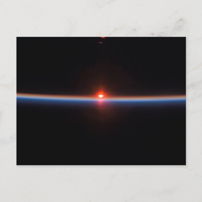 Horizont der Erde Postkarte (Vorderseite)
