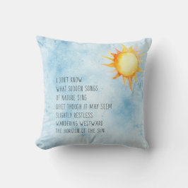 Horizont des Sonnengedichts       Kissen