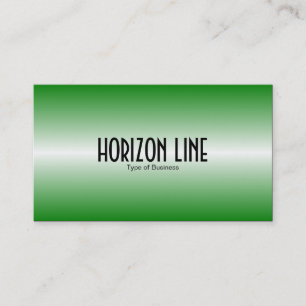 Horizont-Linie - Mittelgrün Visitenkarte