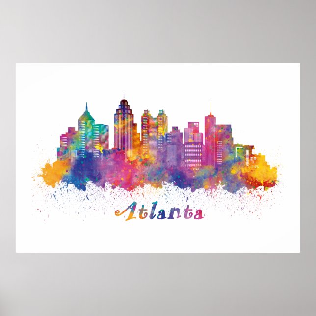 Horizont von Atlanta Poster (Vorne)
