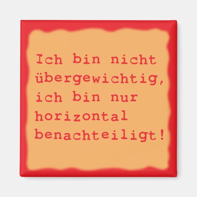 horizontal benachteiligt magnet (Vorne)