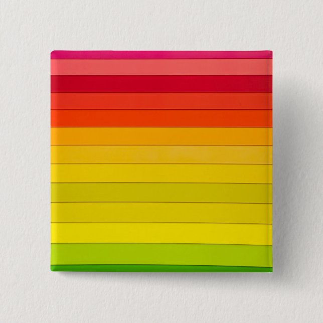 Horizontal-Bright-Regenbogenstreifen Button (Vorderseite)