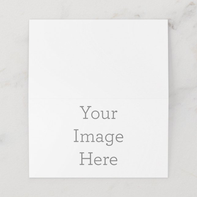 Gefaltete Platzkarte, Falt-Stil: Horizontal, Papier: Signature-Matt, Umschläge: Keine (Außenseite Aufgefaltet)