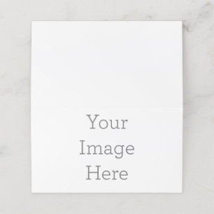 Horizontal gefaltete Treuekarte selbst gestalten