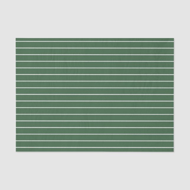 Horizontal gestreift, grün und weiß seidenpapier (Vorderseite)