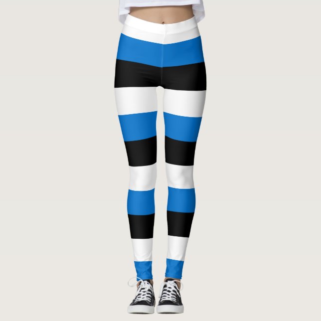 Horizontal gestreift leggings (Vorderseite)