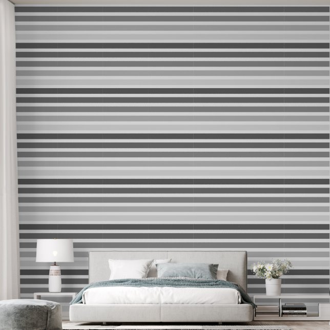 Horizontal gestreift strahlende Farben Tapete (Schlafzimmer)