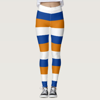 Horizontal gestreifte Flaggenfarben der Marshall-I Leggings
